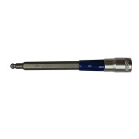 1/4" DR. SOCKET BIT 100MM LENGTH W/BLUE HOSE